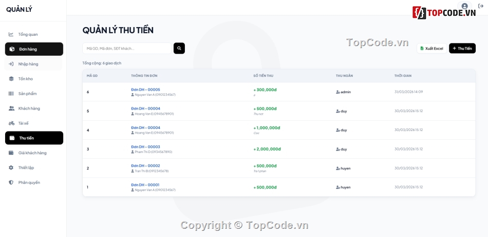 quản lý bán hàng,quản lý tồn kho,code bán hàng